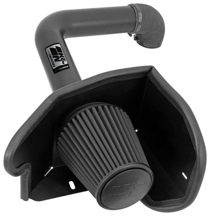 K&N 04-08 Ford F150 V8-5.4L/04-07 Ford Lobo 5.4L V8 Blackhawk Perf Intake Kit - Bull Strap