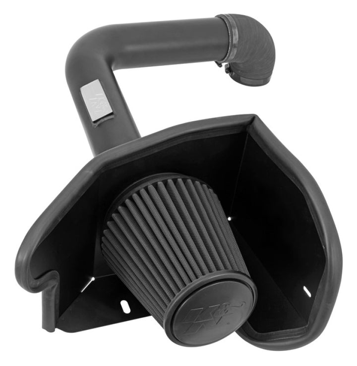 K&N 04-08 Ford F150 V8-5.4L/04-07 Ford Lobo 5.4L V8 Blackhawk Perf Intake Kit - Bull Strap