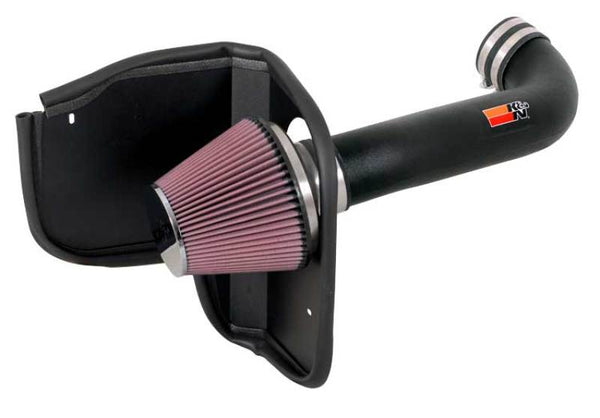 K&N 05-07 Jeep Grand Cherokee V8-5.7L Performance Intake Kit - Bull Strap