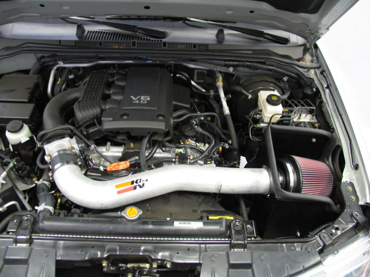K&N 05-09 Nissan Pathfinder/Xterra/Frontier V6-4.0L 77 Series High Flow Performance Kit - Bull Strap