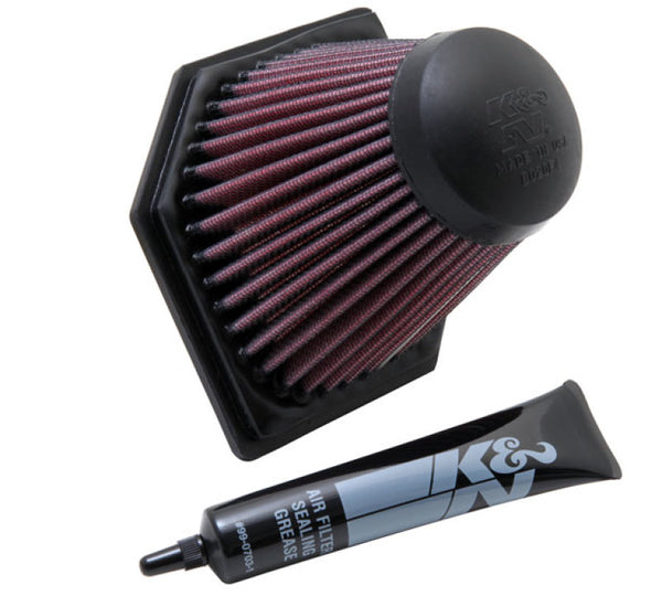K&N 05-10 BMW K1200R / 05-10 K1200S Replacement Air Filter - Bull Strap