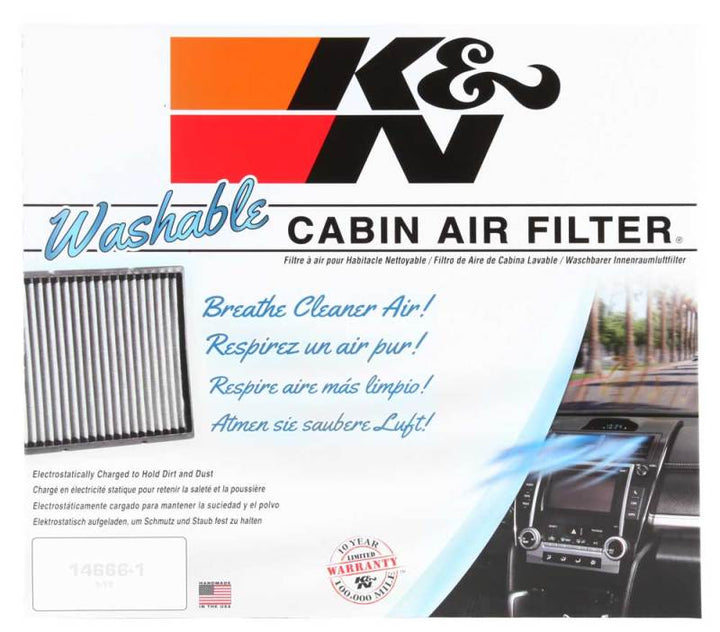 K&N 05-14 VW Jetta 2.5L 2.0L / EOS Cabin Air Filter - Bull Strap