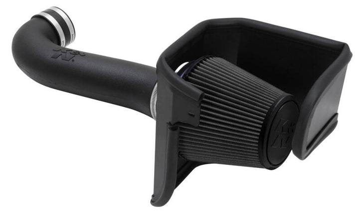 K&N 05-19 Dodge Magnum V8 5.7L/6.1L DRYFLOW Performance Air Intake System - Bull Strap