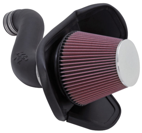 K&N 05 Dodge Magnum / Chrysler 300 V6-3.5L Performance Intake Kit - Bull Strap