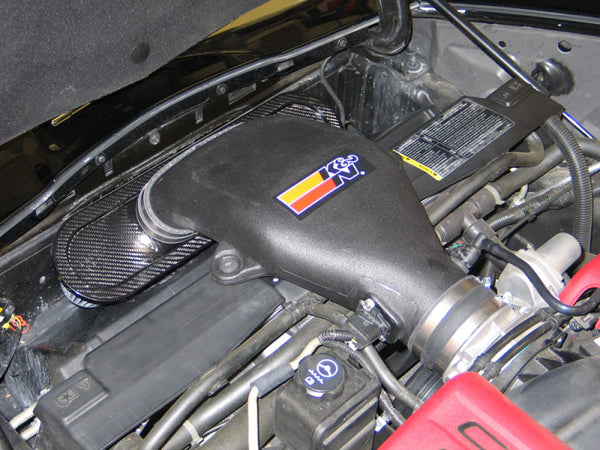 K&N 06-09 Chevy Corvette Z06 V8-7.0L AirCharger Performance Intake - Bull Strap