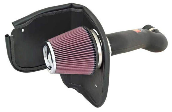 K&N 06-10 Jeep Grand Cherokee 6.1L V8 Performance Intake Kit - Bull Strap