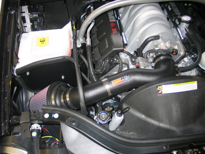 K&N 06-10 Jeep Grand Cherokee 6.1L V8 Performance Intake Kit - Bull Strap
