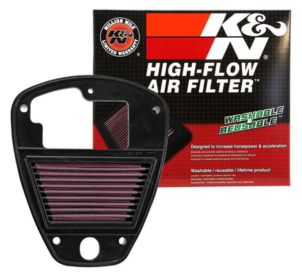 K&N 06-11 Kawasaki VN900 Vulcan Classic/ 06-10 Vulcan 900 / 07-11 VN900 Vulcan Custom Rep Air Filter - Bull Strap