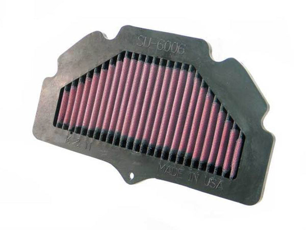 K&N 06-11 Suzuki GSR600 / 11-13 GSR750 Replacement Air Filter - Bull Strap