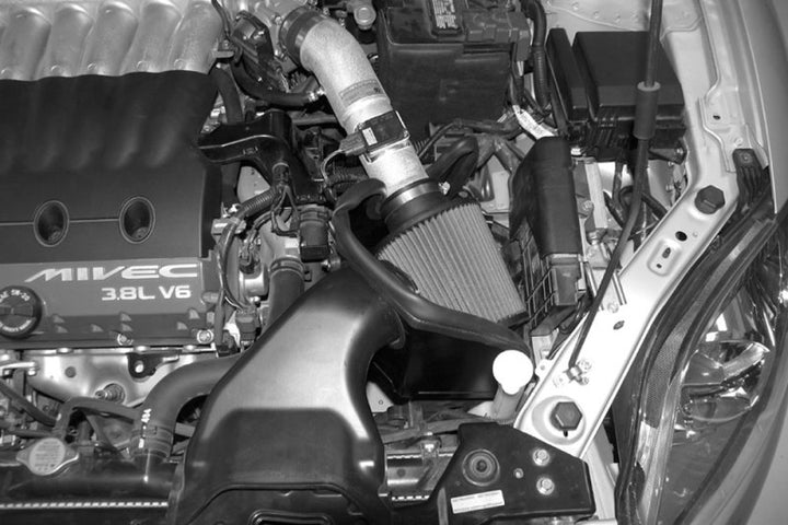 K&N 06 Eclipse GT 3.8L V6 Red Typhoon Short Ram Intake - Bull Strap