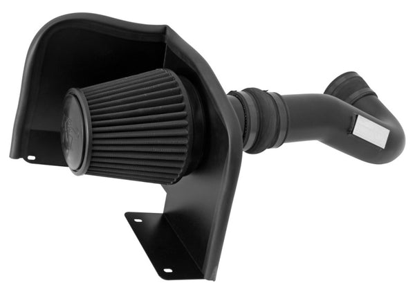 K&N 07-08 Chevy Silverado 1500 4.8L/5.3L V8 / 07-08 GMC Yukon 4.8L/5.3L V8 Black Perf Intake Kit - Bull Strap