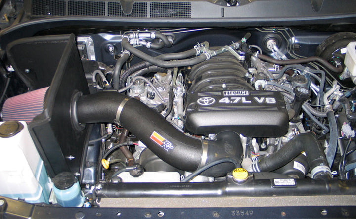 K&N 07-08 Toyota Tundra V8-4.7L AirCharger Performance Intake - Bull Strap
