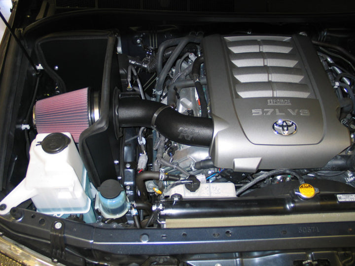 K&N 07-08 Toyota Tundra V8-5.7L AirCharger Performance Intake - Bull Strap