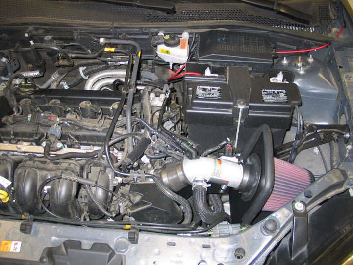 K&N 07-09 Ford Focus L4-2.0L Typhoon Short Ram Intake - Bull Strap