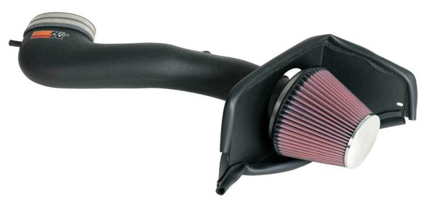 K&N 07-09 Ford Mustang GT V8-4.6L AirCharger Performance Intake - Bull Strap