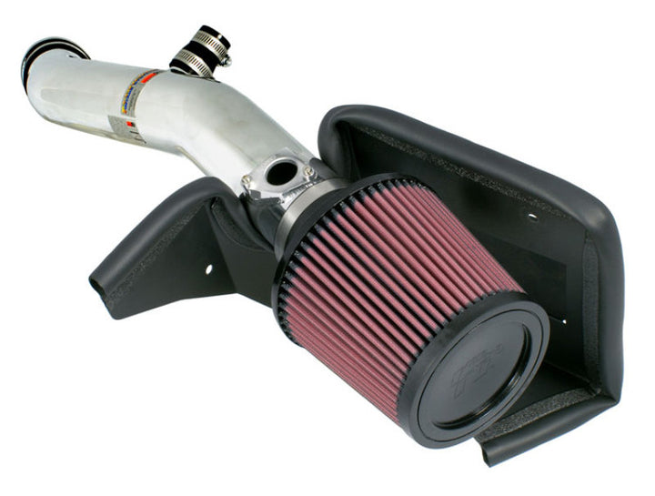 K&N 07-09 Lexus GS35 V6-3.5L Polished Typhoon Intake - Bull Strap