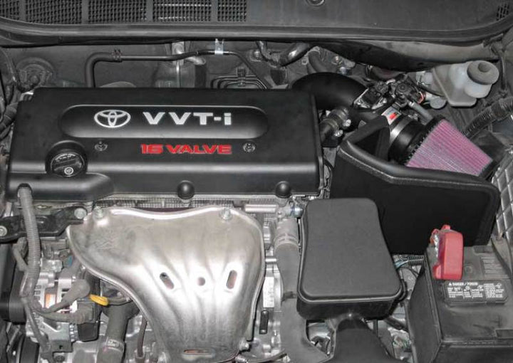 K&N 07 Toyota Camry L4-2.4LTyphoon Short Ram  Intake - Bull Strap