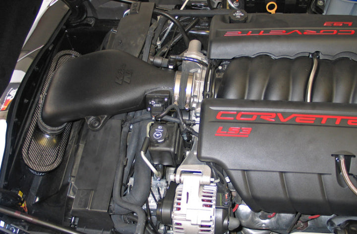 K&N 08-09 Chevy Corvette 6.2L V8 AirCharger Performance Intake - Bull Strap
