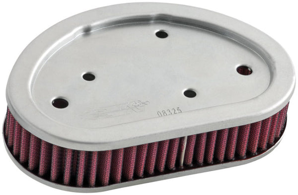 K&N 08-09 Harley Replacement Air Filter - Bull Strap