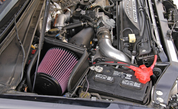 K&N 08-10 Ford F250/F350/F450/F550 6.4L-V8 Performance Intake Kit - Bull Strap