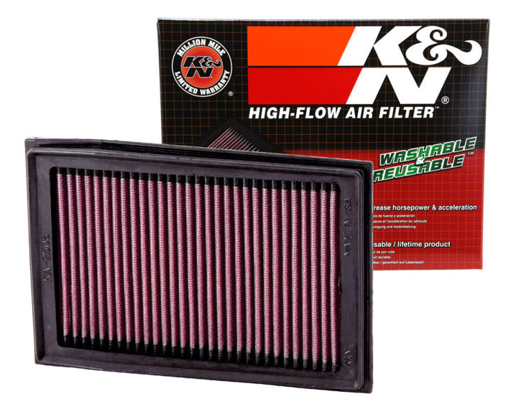 K&N 08-10 Kawasaki EX250R Ninja Replacement Air Filter - Bull Strap