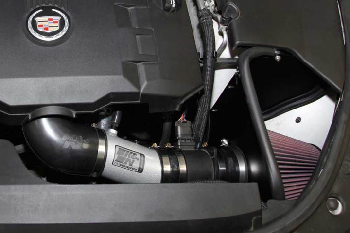 K&N 08-11 Typhoon, Cadillac CTS 3.6L,  3.6L  69 Series Typhoon Perf Intake Kit - Bull Strap