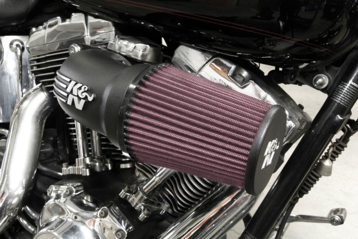 K&N 08-17 Harley-Davidson Touring Models Performance Air Intake System - Bull Strap