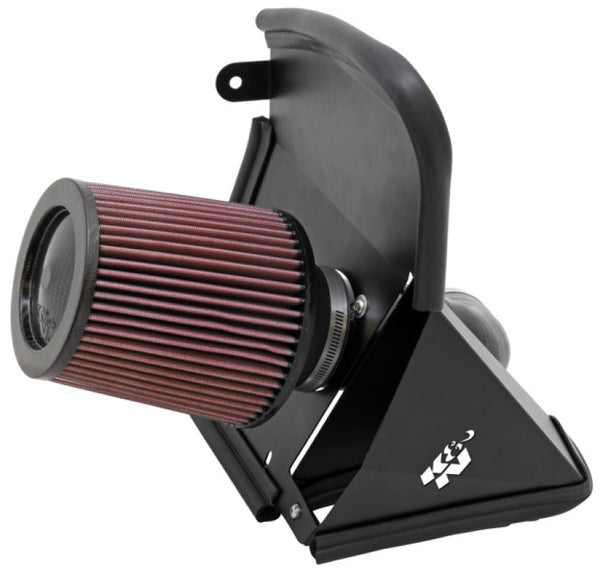K&N 09-10 Audi A4 2.0L Typhoon Air Intake - Bull Strap