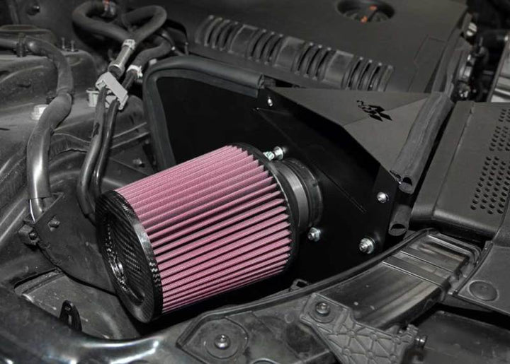 K&N 09-10 Audi A4 2.0L Typhoon Air Intake - Bull Strap