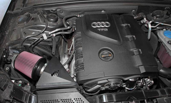 K&N 09-10 Audi A4 2.0L Typhoon Air Intake - Bull Strap