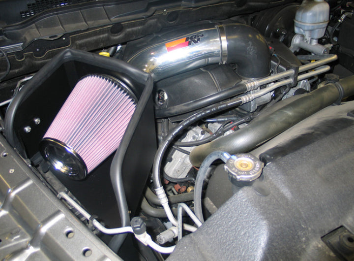 K&N 09-10 Dodge Ram 1500 PickUP 5.7L V8 High Flow Performance Kit - Bull Strap