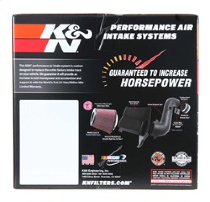 K&N 09-10 Dodge Ram 1500 PickUp V8-5.7L AirCharger Performance Intake - Bull Strap