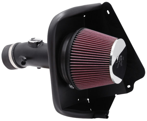 K&N 09-10 Maxima 3.5L V6 Typhoon Short Ram Intake - Bull Strap