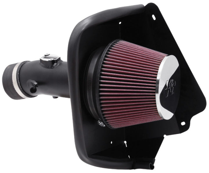 K&N 09-10 Maxima 3.5L V6 Typhoon Short Ram Intake - Bull Strap