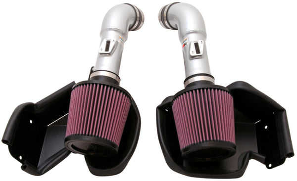 K&N 09-10+Nissan/Infiniti 370z/G37 V6-3.7L Typhoon Intake - Bull Strap