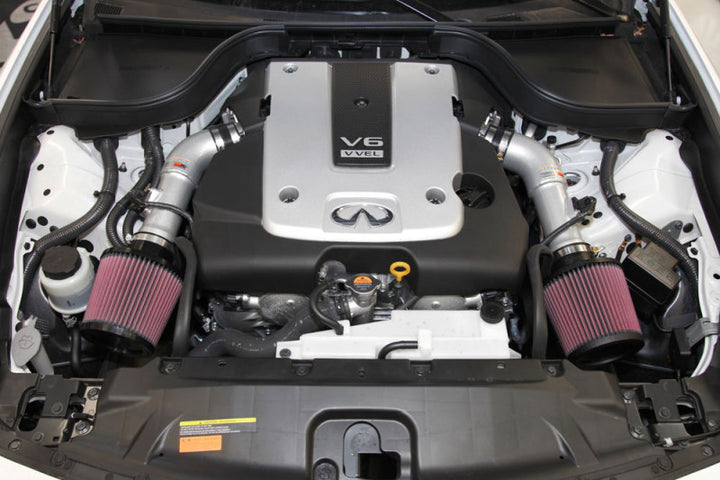 K&N 09-10+Nissan/Infiniti 370z/G37 V6-3.7L Typhoon Intake - Bull Strap