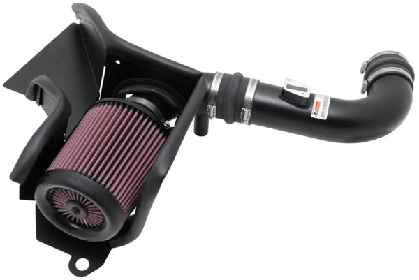 K&N 09-10 VW Passat/GLI/GTI 2.0L-L4 Typhoon Short Ram Intake - Bull Strap