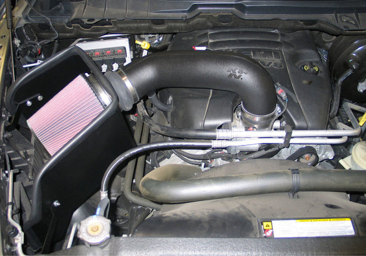 K&N 09-11 Dodge Ram 1500 V8 5.7L Performance Intake - Bull Strap