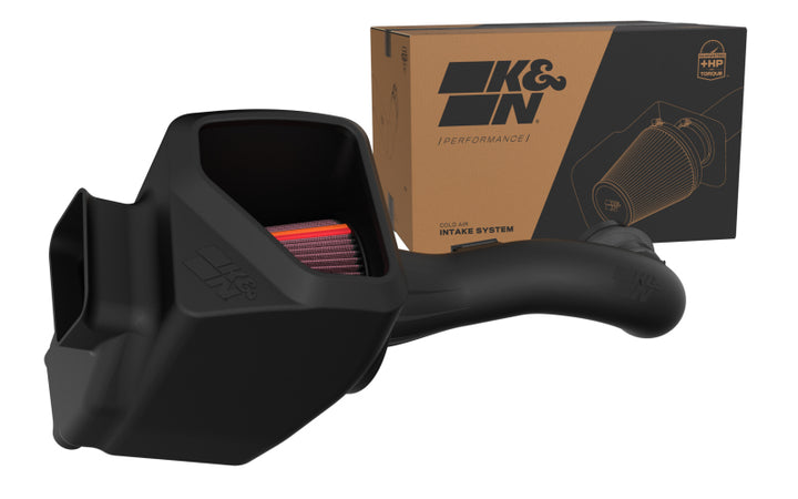 K&N 09-12 V8 GM 1500 Performance Air Intake System - Bull Strap