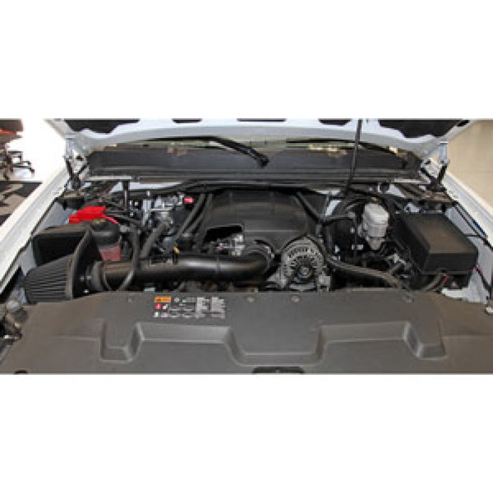 K&N 09-13 Chevy Silverado 1500/Avalanche/Suburban / 09-13 GMC Yukon Black Perf Intake Kit - Bull Strap