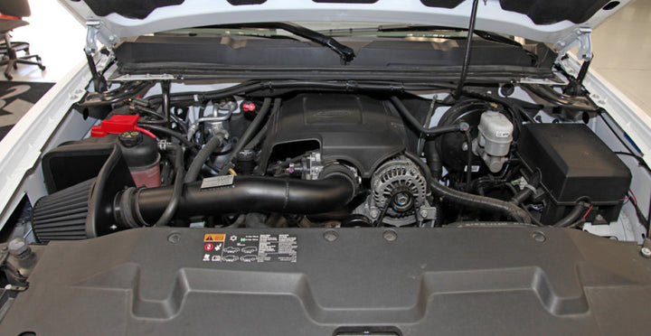 K&N 09-13 Chevy Silverado 1500/Avalanche/Suburban / 09-13 GMC Yukon Black Perf Intake Kit - Bull Strap