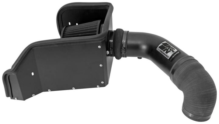 K&N 09-13 Dodge Ram 1500 Pickup 5.7L V8 / 11-13 Ram 1500 5.7L V8 Black Performance Intake Kit - Bull Strap