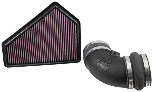 K&N 09-15 Cadillac CTS-V V8 6.2L F/I 57 Series FIPK Performance Intake Kit - Bull Strap