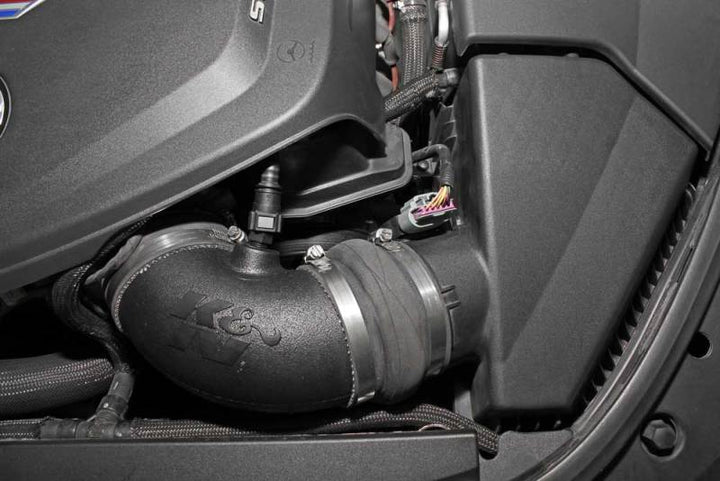 K&N 09-15 Cadillac CTS-V V8 6.2L F/I 57 Series FIPK Performance Intake Kit - Bull Strap