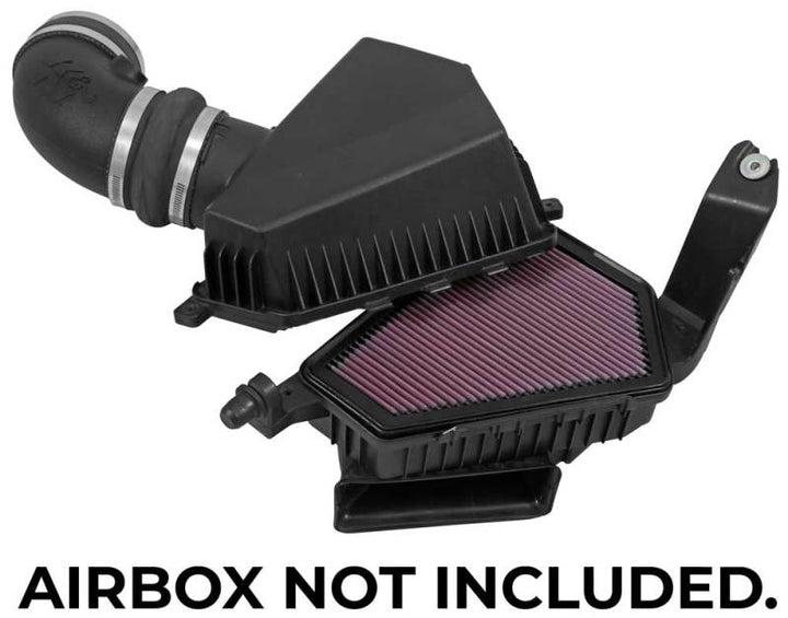 K&N 09-15 Cadillac CTS-V V8 6.2L F/I 57 Series FIPK Performance Intake Kit - Bull Strap