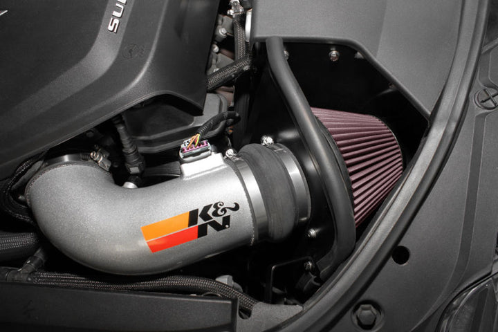 K&N 09-15 Cadillac STS-V 6.2L V8 Typhoon Performance Intake - Bull Strap