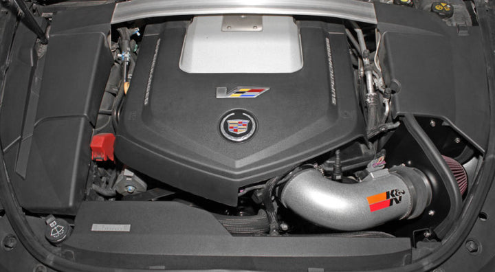 K&N 09-15 Cadillac STS-V 6.2L V8 Typhoon Performance Intake - Bull Strap