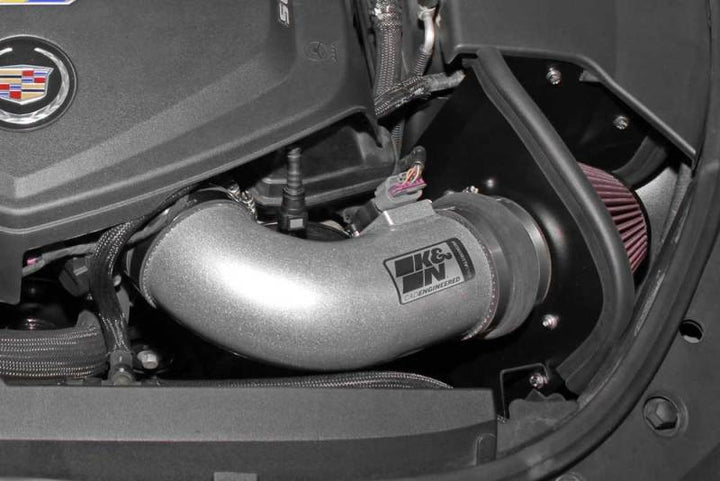 K&N 09-15 Cadillac STS-V 6.2L V8 Typhoon Performance Intake - Bull Strap