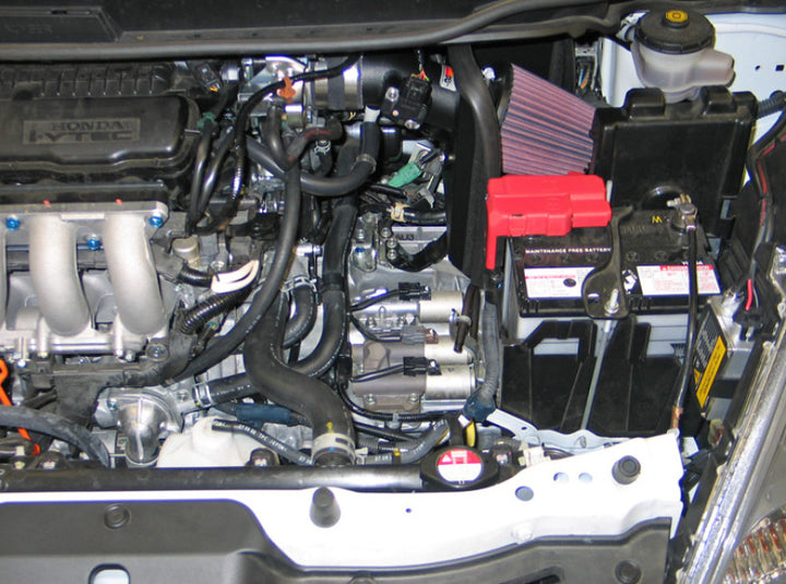 K&N 09 Honda Fit 1.5L Typhoon Short Ram Intake - Bull Strap
