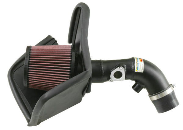 K&N 09 Toyota Corolla L4-1.8L Typhoon Short Ram Intake - Bull Strap